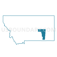 Rosebud County in Montana
